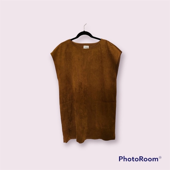 Wilfred Dresses & Skirts - ARITZIA Wilfred Free Nori Vegan Suede Shift Dress